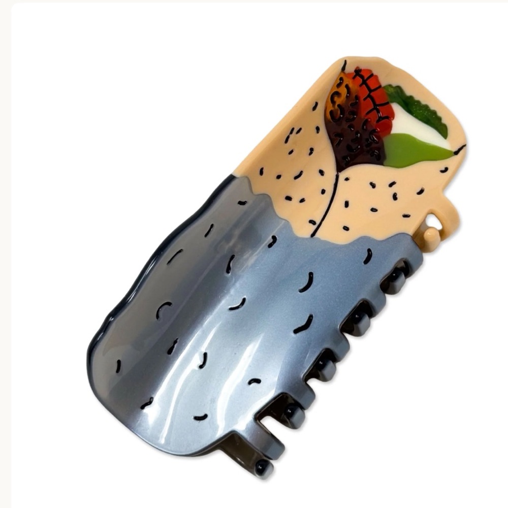 Jenny Lemons Burrito Hair Claw Clip